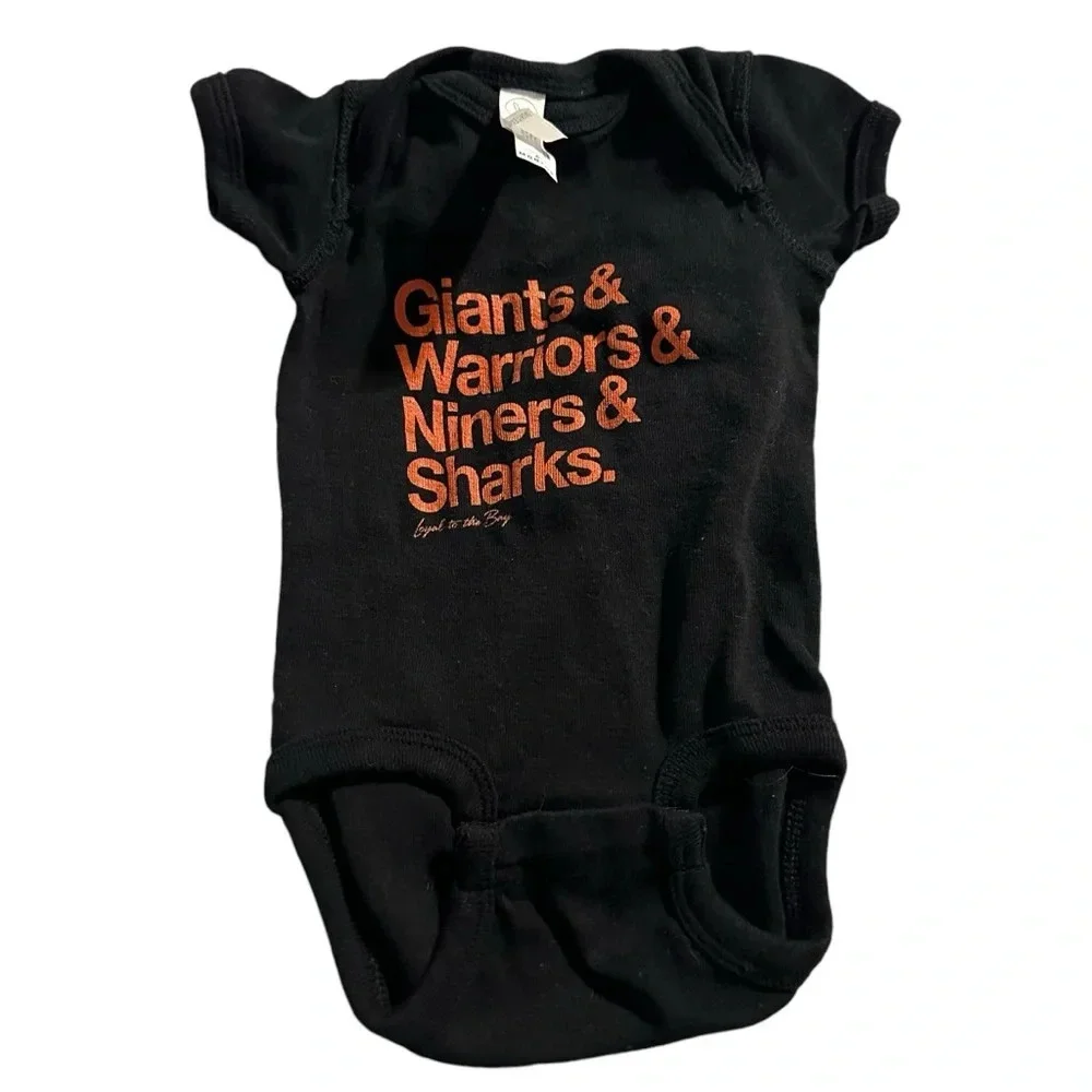 Rabbit Skins 6 months onesie Giants & Warrior & Niner & Sharks